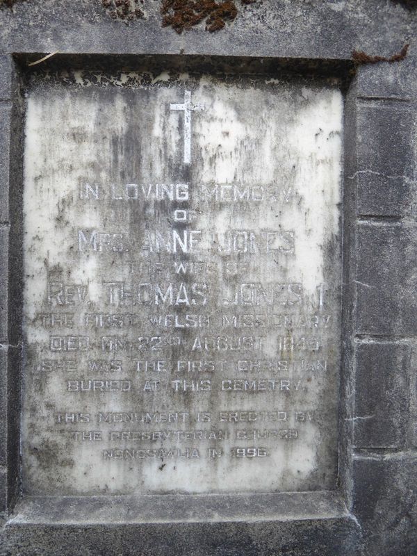 Memorials leave out the bad stuff, such as the fact that Jones' wife died in childbirth five years after their arrival in Cherrapunji. She's