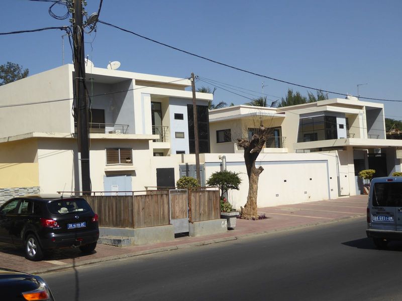 Some houses aren't walled off completely.