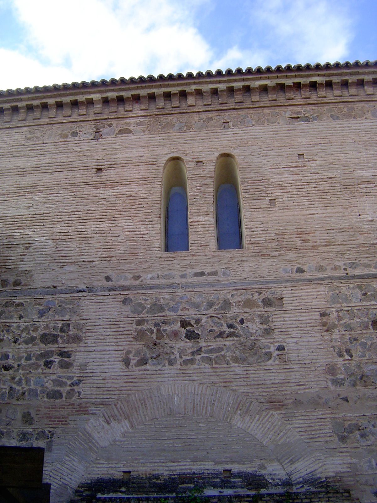 The same wall's exterior.