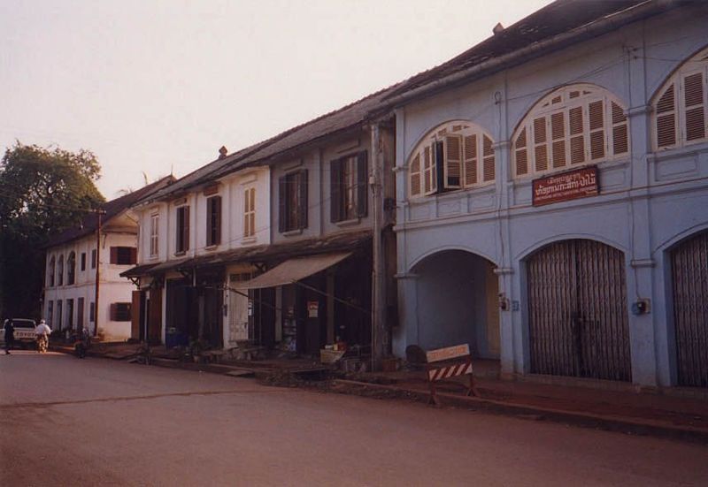 Xiengthong Road is little altered since the French left.