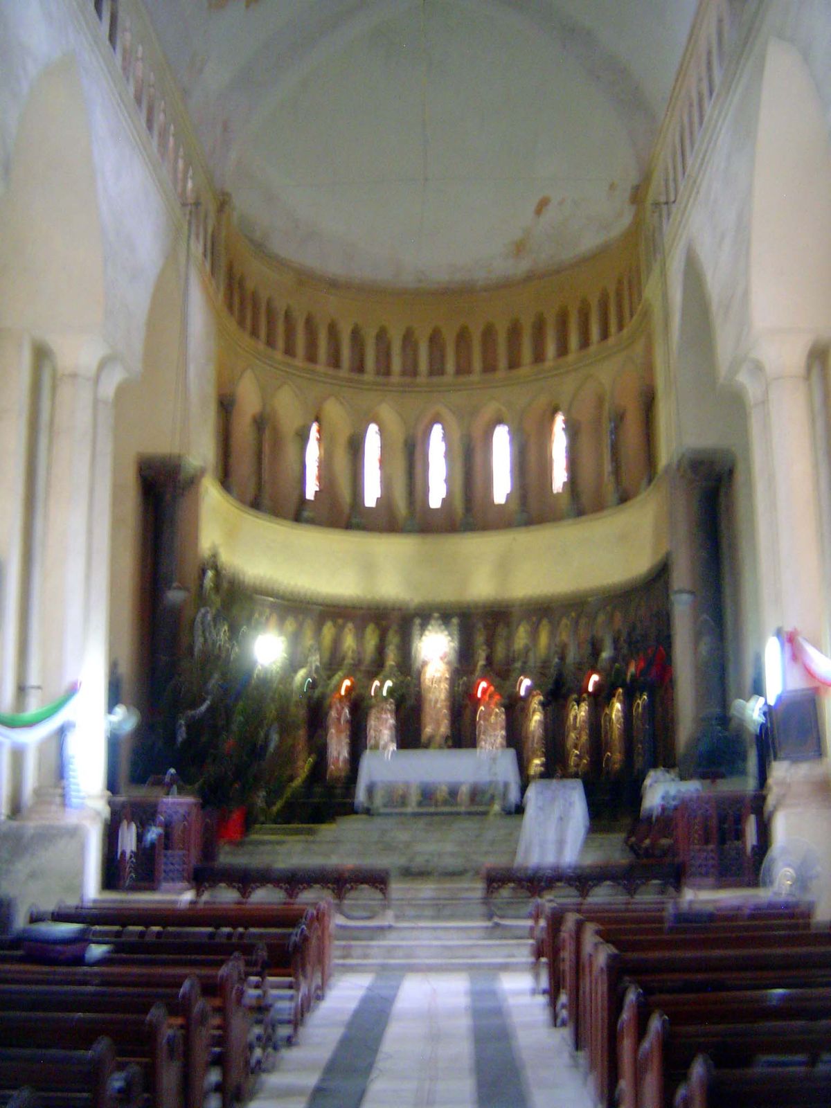 The altar.