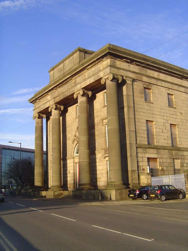 Railways gradually strangled the canals. Here's the Curzon Street station of the London and Birmingham Railroad. Superceded in 1854 by the N