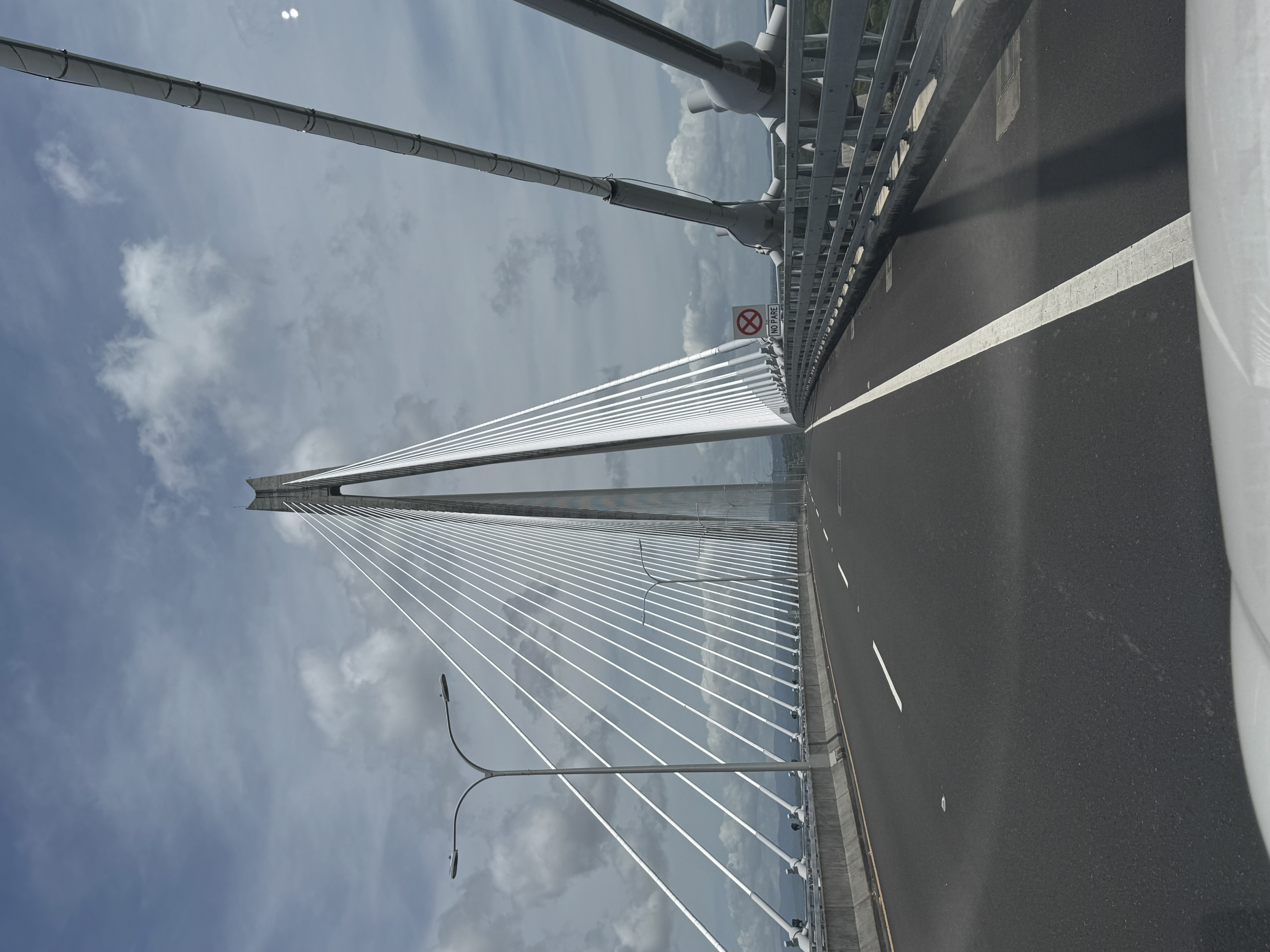 To get to the old locks, you have to cross the Atlantic Bridge, which opened in 2019.  You're not allowed to stop.
