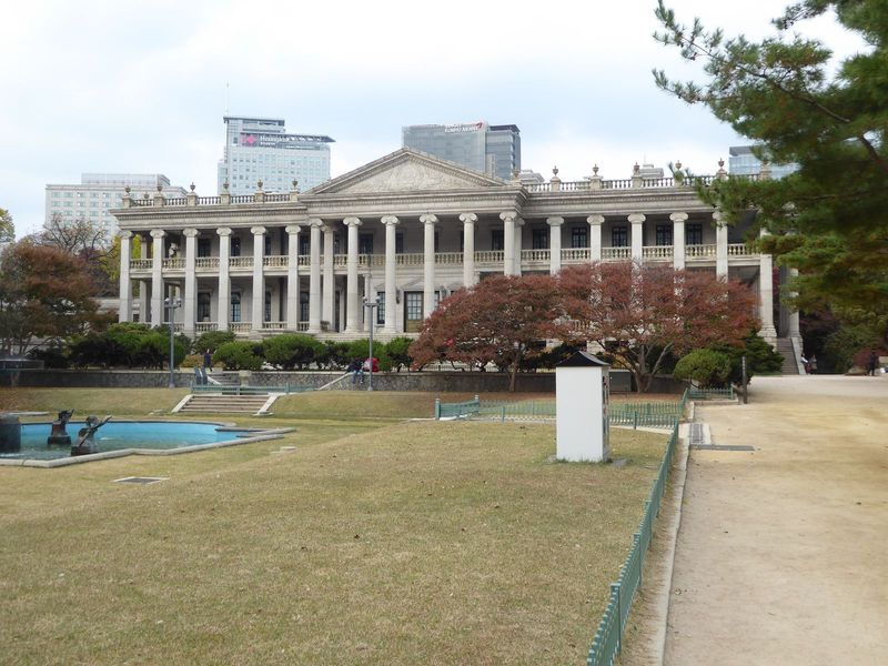 It's Seok-jo-jeon or Sokcho-jon, the "house made of stone," designed by G.R. Harding, an English architect from Hong Kong. Completed in 1909