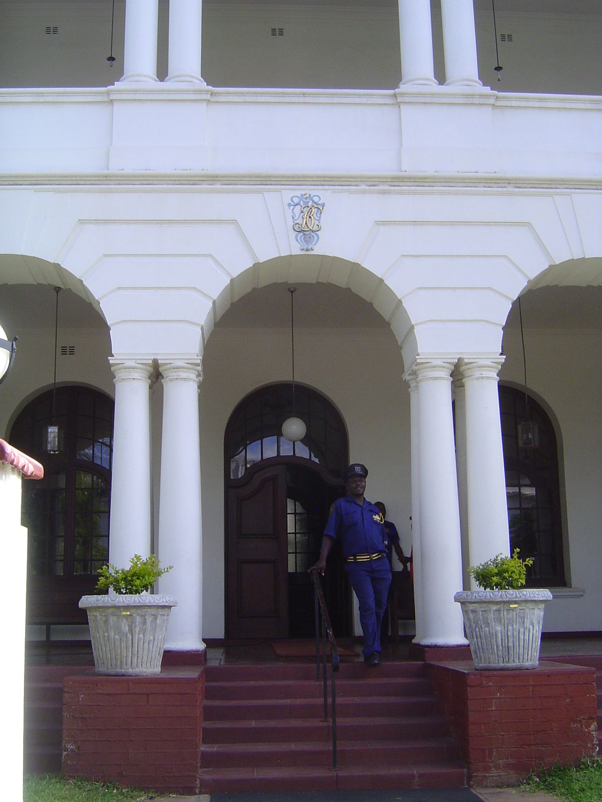 The logo tells the story: BC for Bulawayo Club. It opened in 1935 and replaced an earlier version. In 2014, the interiors were being refurbi