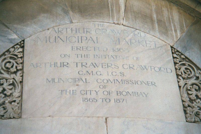 A plaque inside the clocktower. And who was Crawford? From David Gilmour's The Ruling Caste, 2005, comes this startling extract: "The most n