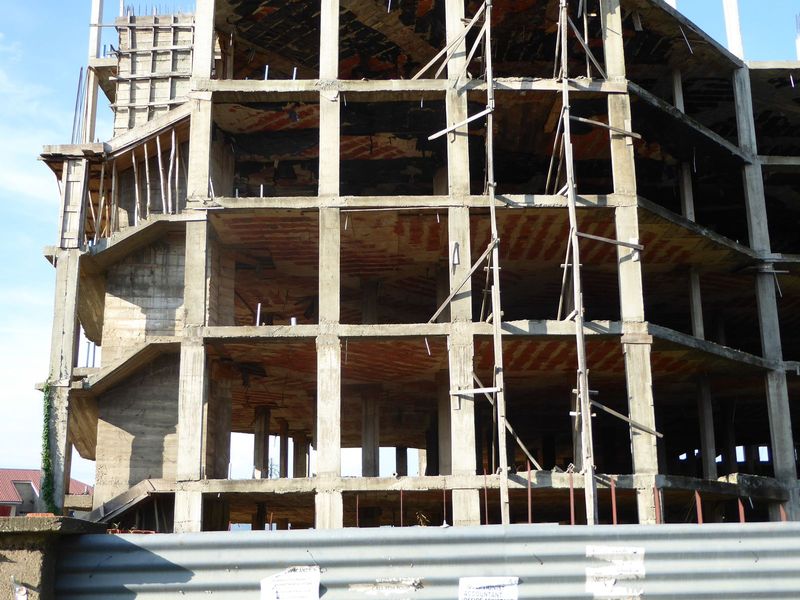 Do you see what supports the masonry floors? Best to walk on tiptoes until we're sure.