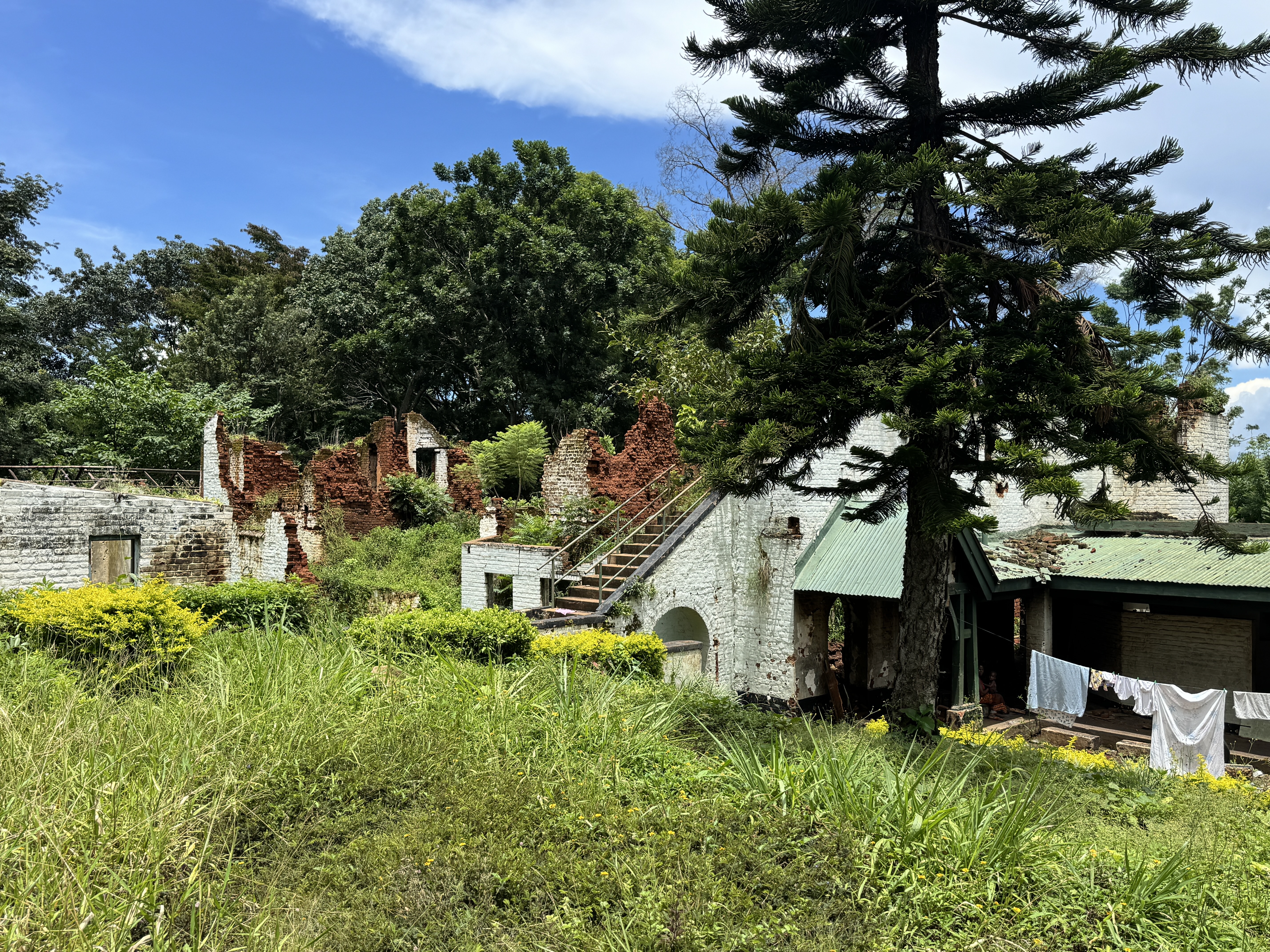 Remnants of the fire that destroyed the place in 2019.