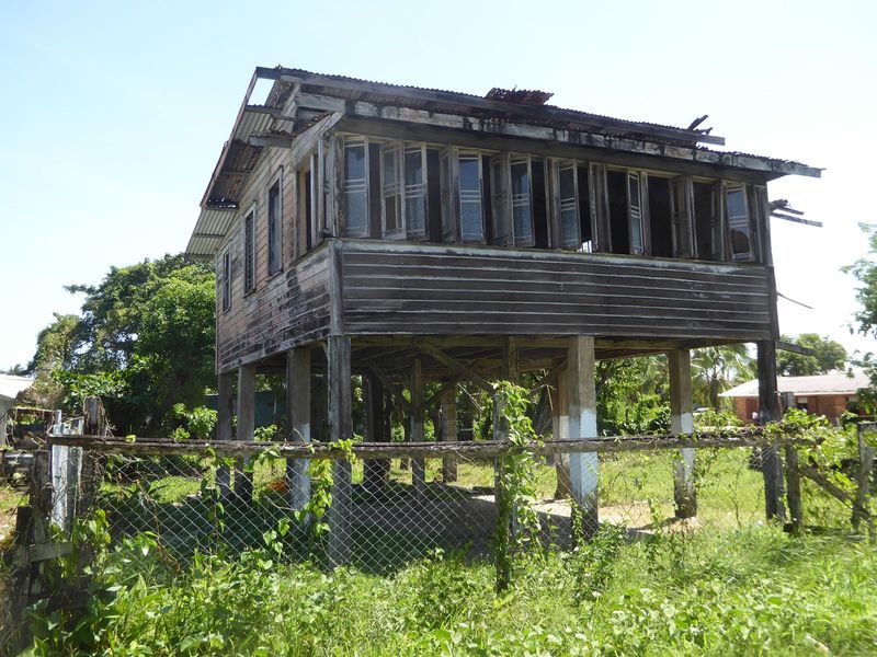 Homeowners wisely build on stilts for a little extra insurance. Sometimes the ground floor is walled and made into storage space that can be