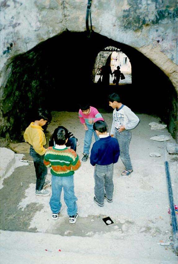 Throughout the West Bank, playgrounds are non-existent: streets serve.