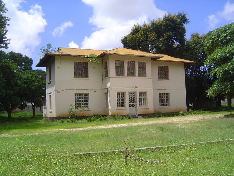 The townsite was zoned into areas for cottages, bungalows, flats, and a native village. Here's one of the cottages, the so-called Yodel Hous