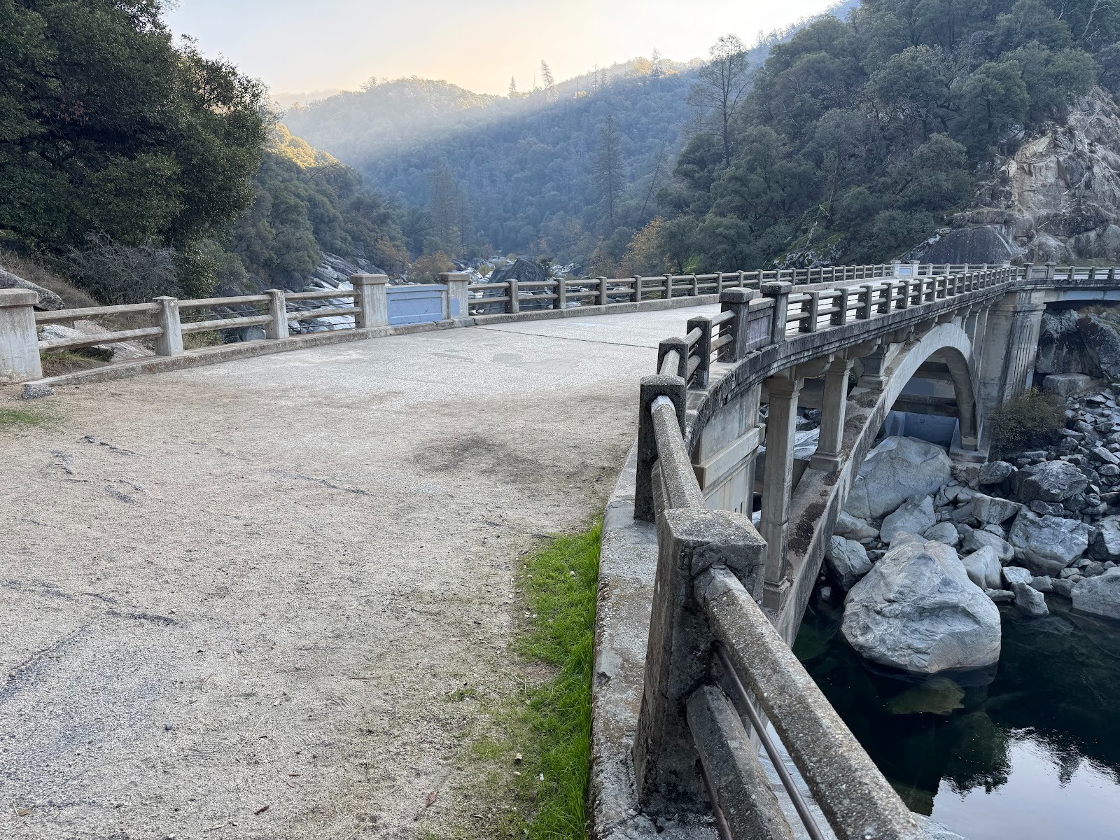 That last photo was taken from this old bridge, just upstream.