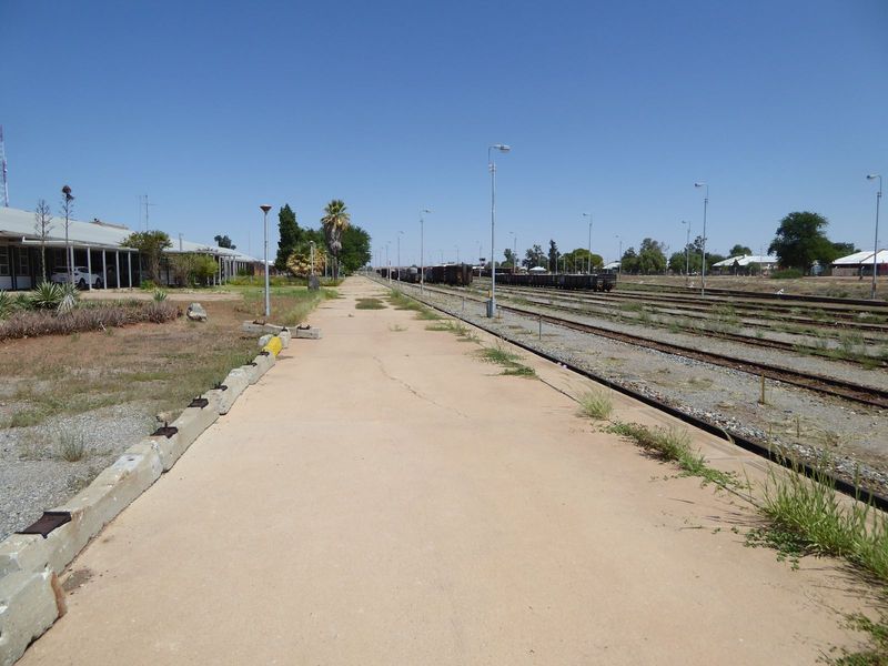 There's very little traffic now, and none for passengers, but the line is strategically important for Namibia, whose sole rail link to any o