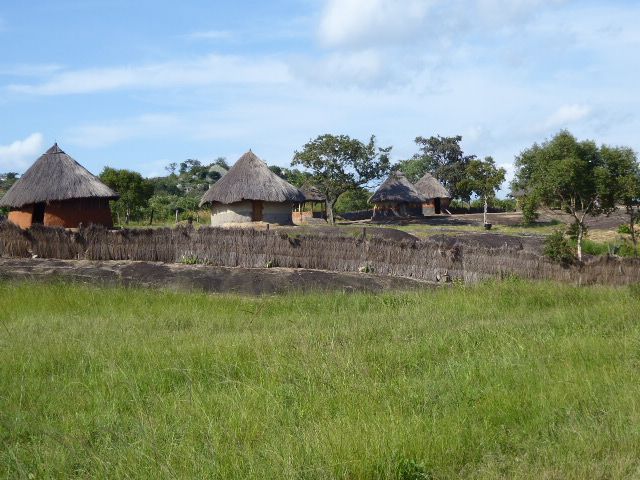 Think a Shona village survives on the site? These huts, with traditional crafts on display, were the idea of Lillian Hodges, director of nat