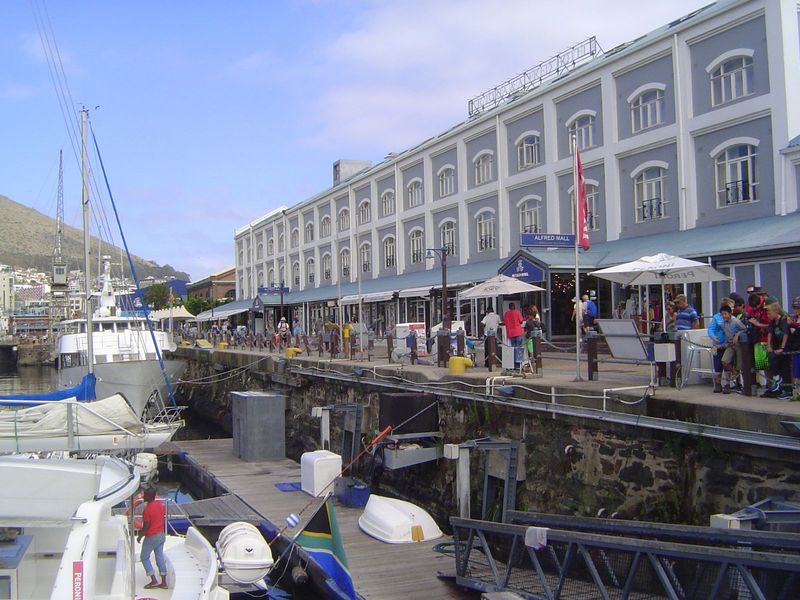 This side fronts the Alfred Dock.