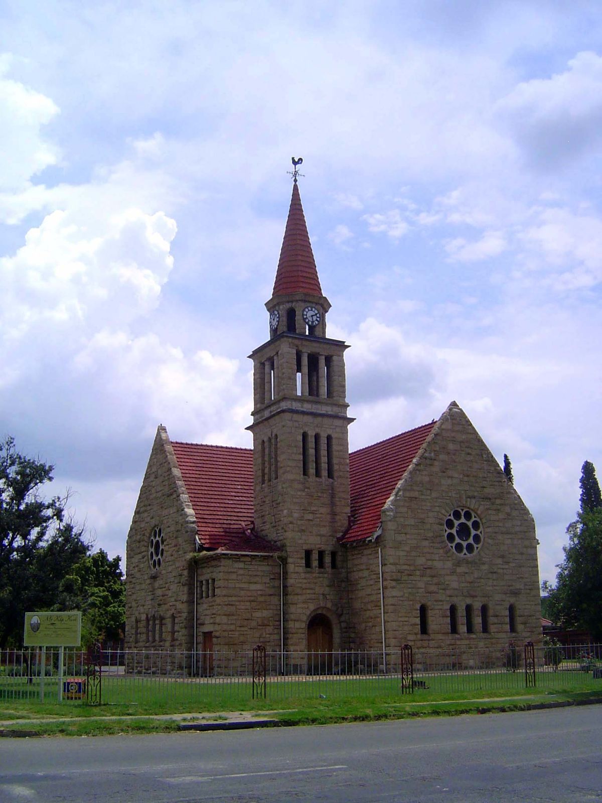 An older church in the heart of Vereeniging.