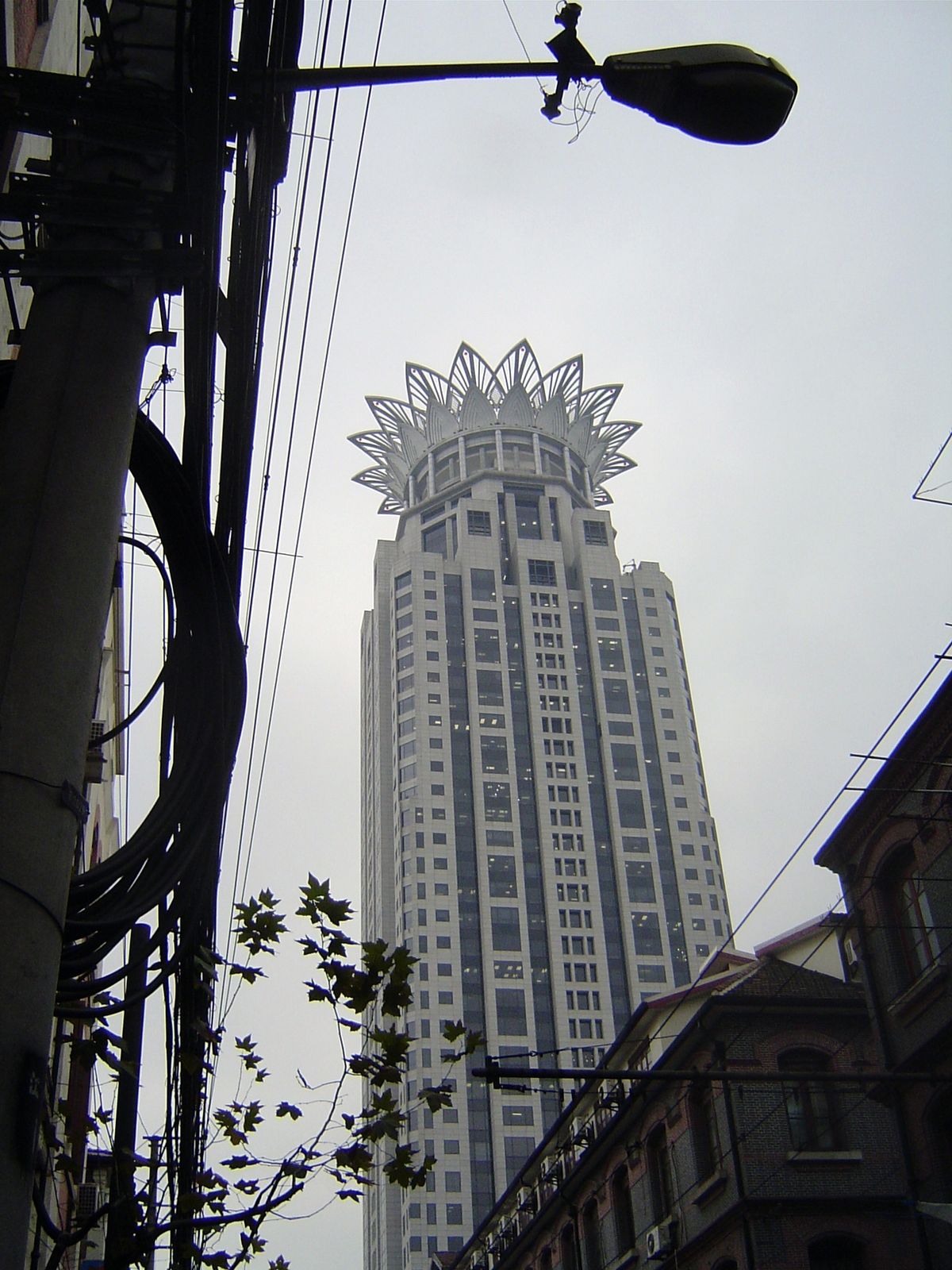 There's lots of action elsewhere, too. Here we've been drawn to the Bart Simpson Building... OK, OK, the Bund Center.