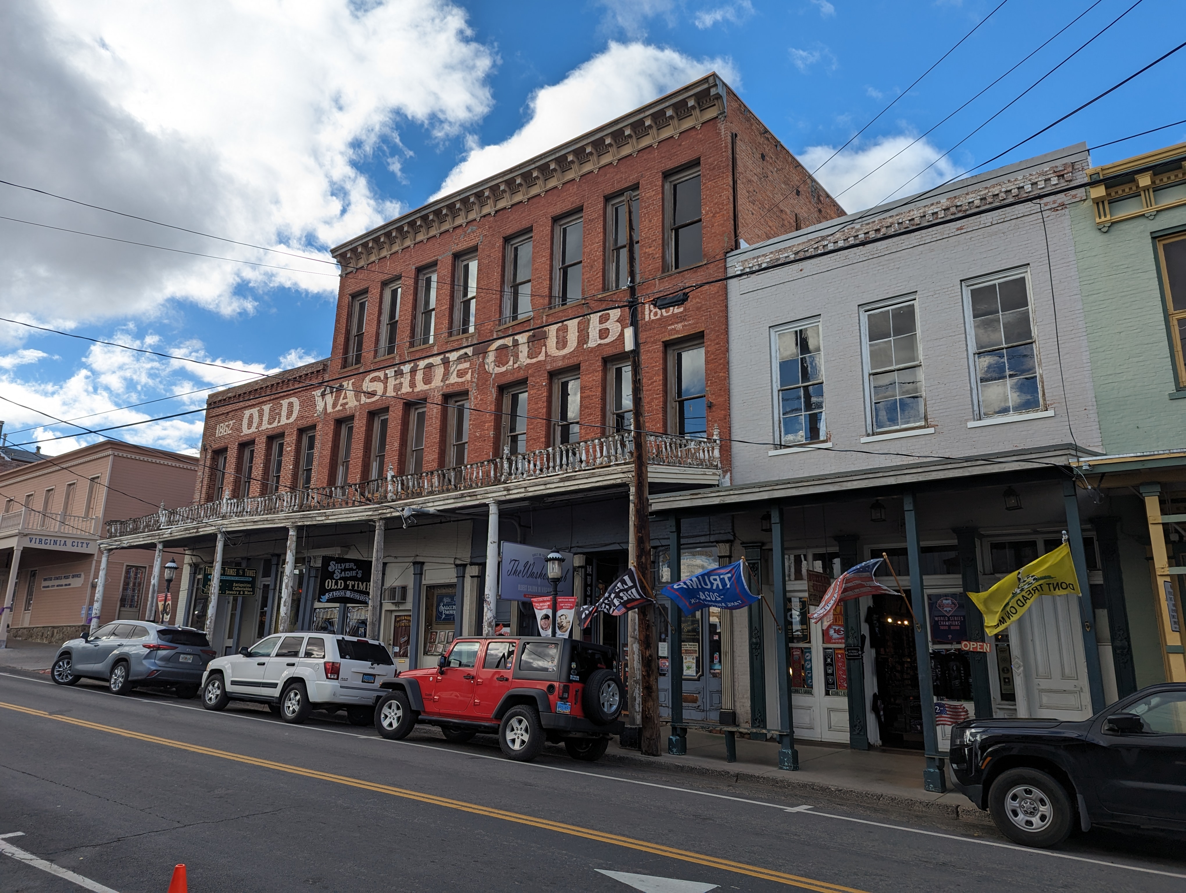 The Crystal Bar was originally on the ground floor, with the Millionaire's or Washoe Club on the floor above.
