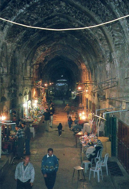 The Suq el Qattanin or cotton-merchant's market is probably one of Tankiz's creations. Commonly judged the grandest of the medieval markets 