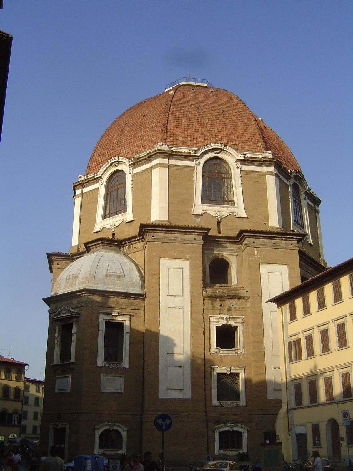 The Medici Chapel 1602-48, built by Matteo Nigetti and others. It obviously imitates—almost copies—Brunelleschi's cathedral dome.