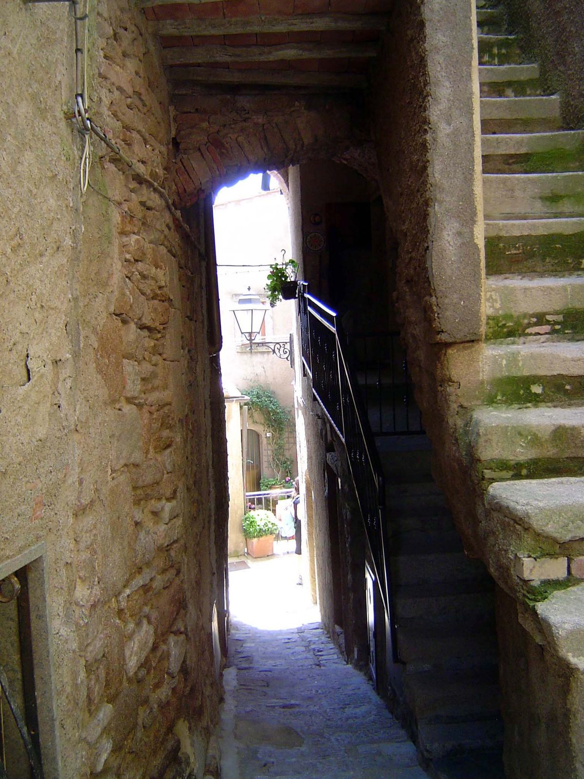 Narrow passages.