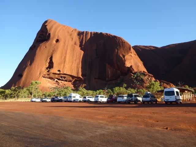 And so! Here's the Kuniya Carpark, where people can walk to the Mutiljala waterhole.