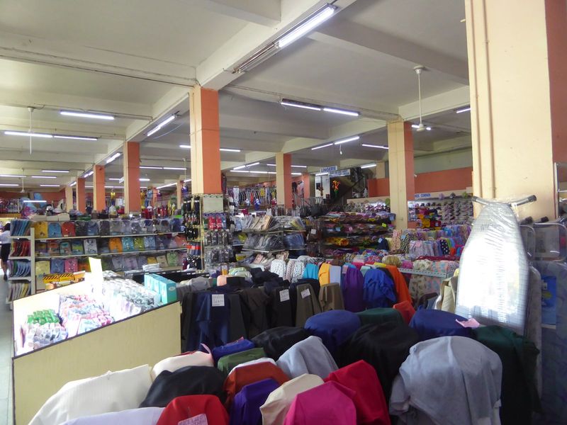 The dry goods department is in better shape.