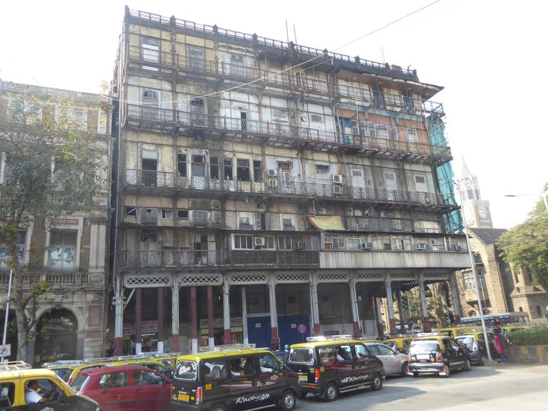 Nor is Watson's Esplanade Hotel a hotel. That tower on the right? Wait a moment. This was Bombay's best hotel from the 1860s until the const