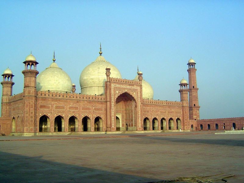 The hall and courtyard again.