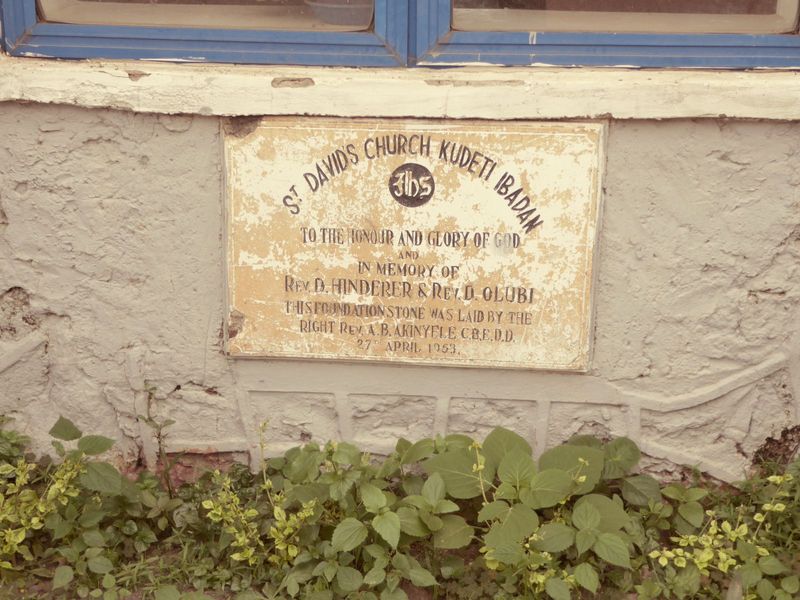 The church was built in the last decade of British rule.
