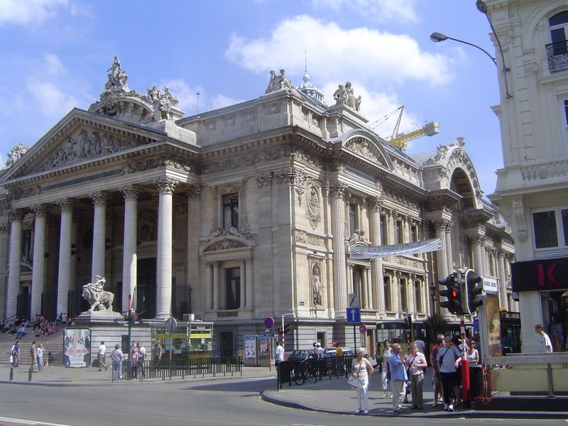 And how shall the bourgoiesie make more money? One answer: the Bourse, its florid classicism suggesting since 1871 the twin virtues of secur