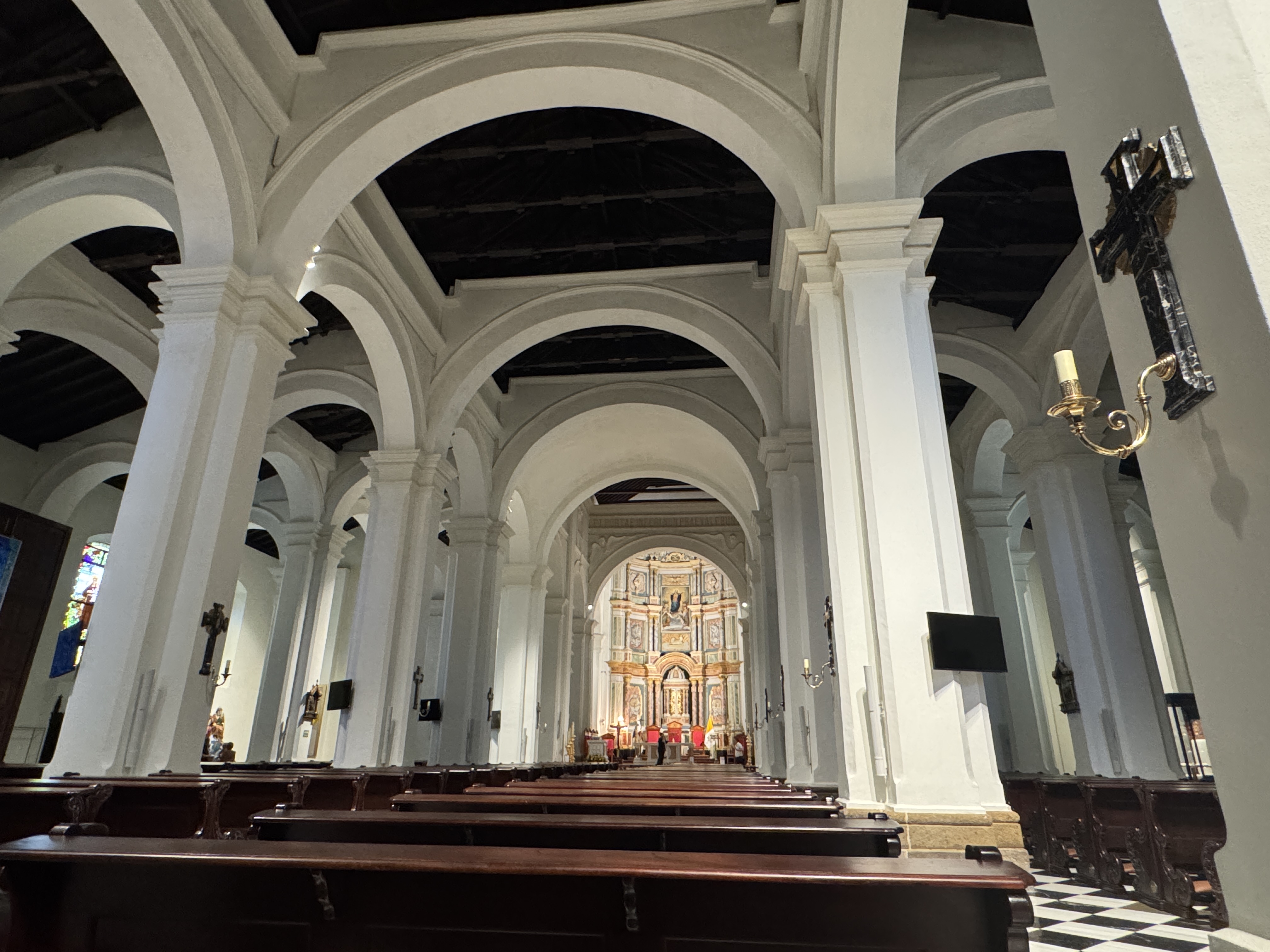 The interior of the cathedral has been described as "a veritable forest of cruciform columns," which perhaps is to be expected from an archi