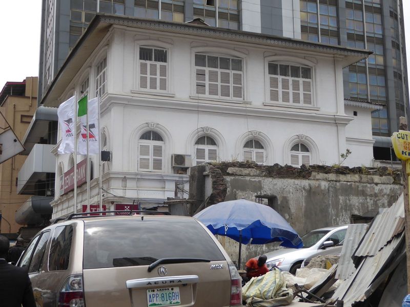 One more Brazilian survivor. It's the Lumpkin House on Abide Oke Street, formerly Porto Novo Market Street. Built about 1890, it was restore