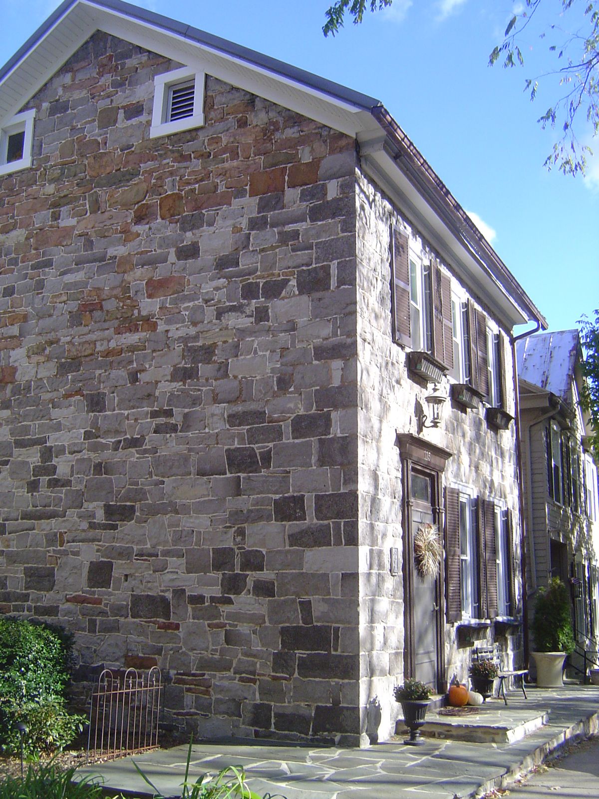 Georgian or Federalist rectitude prevails in the town's houses.