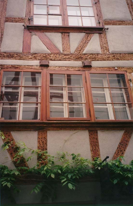 Half-timbering.