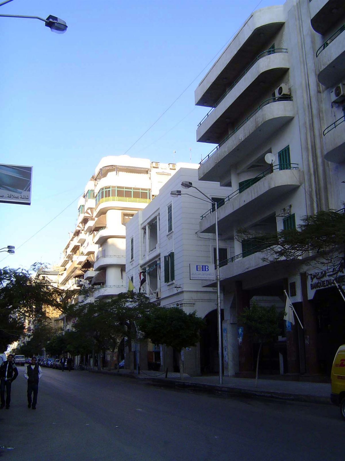 Port Said continued to grow throughout the late British period, as these blocks suggest.