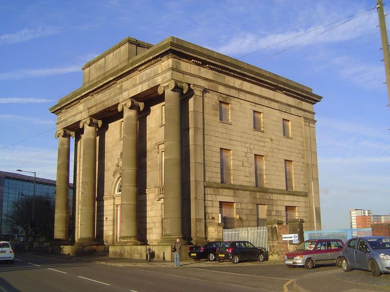 The architect, P.C. Hardwick, also designed the long-demolished Euston Arch at the London end of the line. What to do with this thing now? A