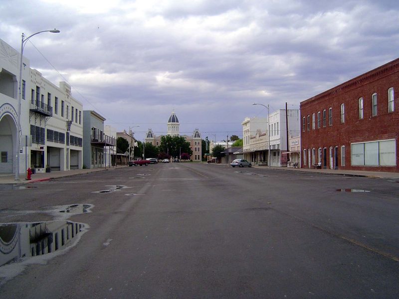 Sixty miles to the north, Marfa is in much better shape.