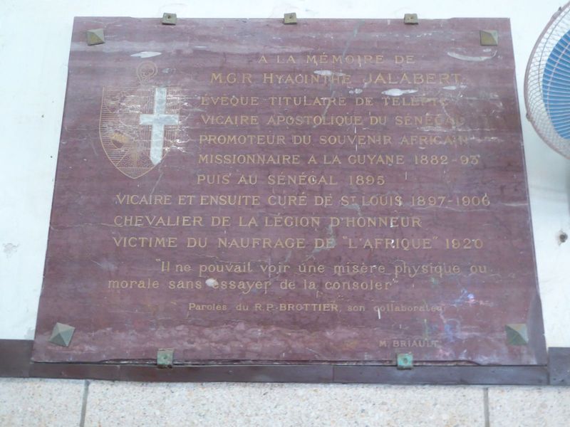 A later priest, Hyacinthe Jalabert, drowned in 1920 in a shipwreck in the Bay of Biscay.
