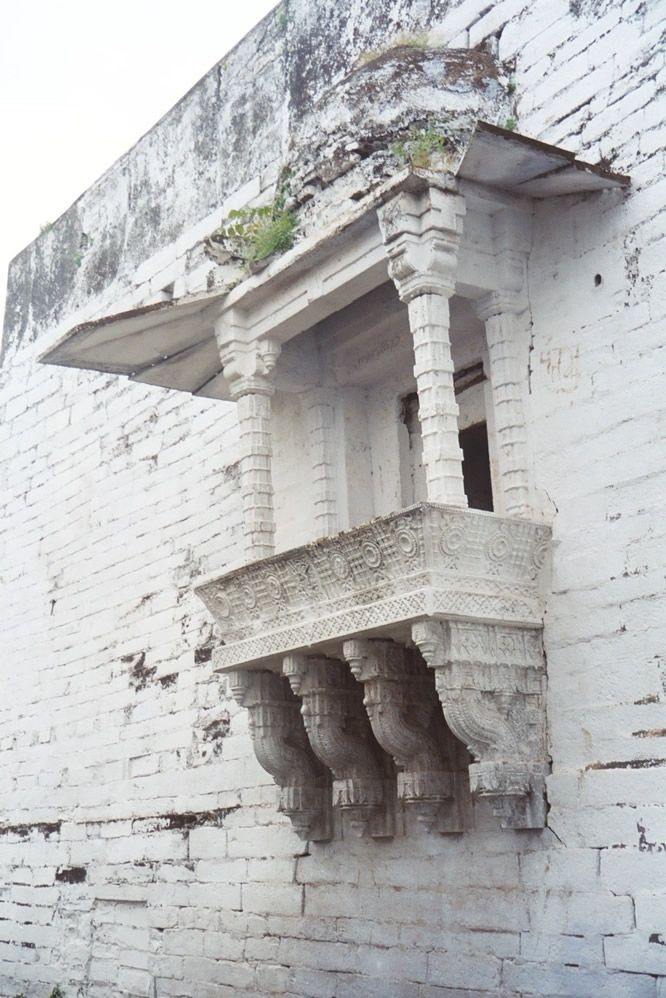 Balcony overlooking the river.