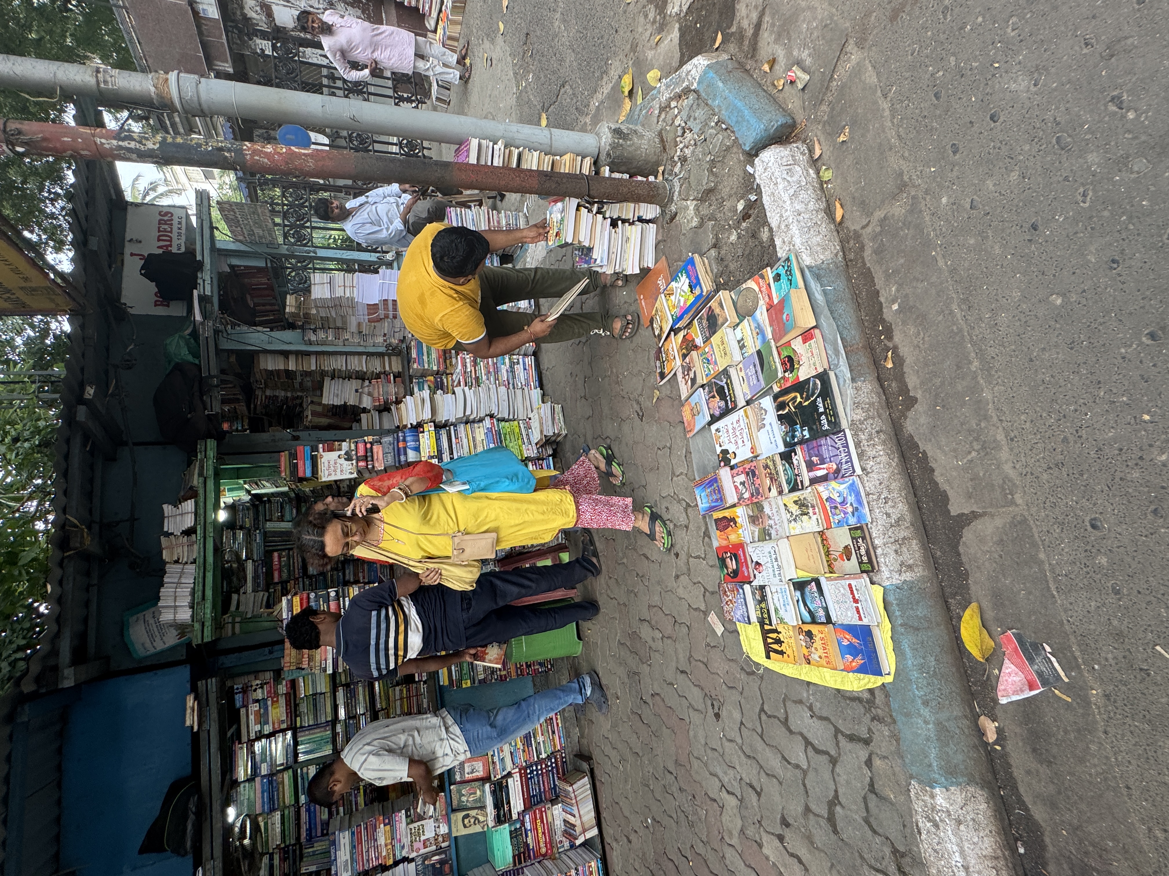 The Tagore House, not surprisingly, is near the University of Calcutta.  One by-product is the bookstalls around the intersection of College