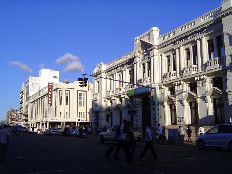 Most massive of all, the Standard Bank was designed by Cope-Christie, built in 1911, and extensively remodelled in 1939 by his rival Cathcar