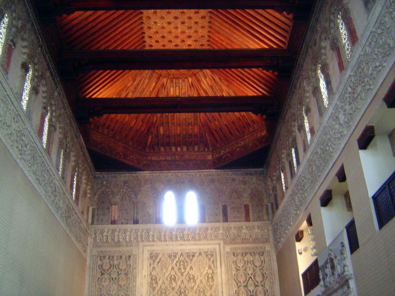 The elegant timber roof was never lit so well in the old days.