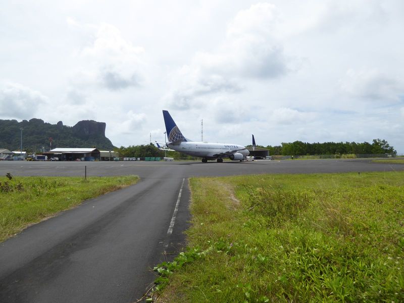 Thirty years later, the island gets three United 737s weekly from Honolulu and three from Guam. That's it, apart from regional airlines offe