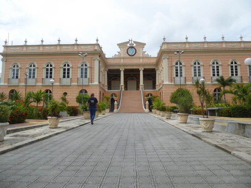 Here's the Instituto Benjamin Constant, opened in 1896 as a school for the blind. It's named not for the Franco-Swiss Benjamin Constant but 