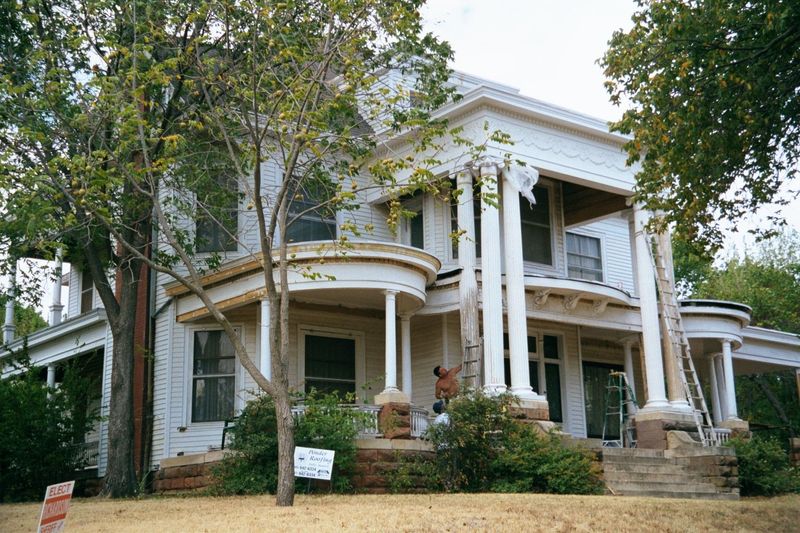 West of town, and across the river, several massive homes were built. This one was the home of Frank Dale, chief justice of the Supreme Cour