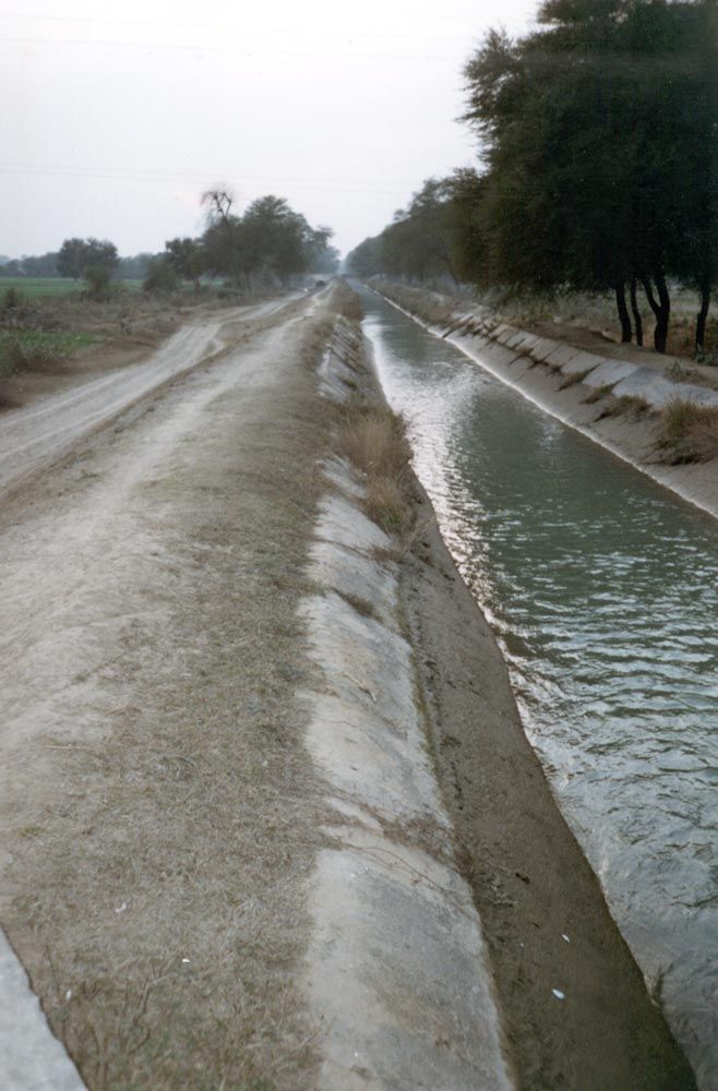 The source of the water.