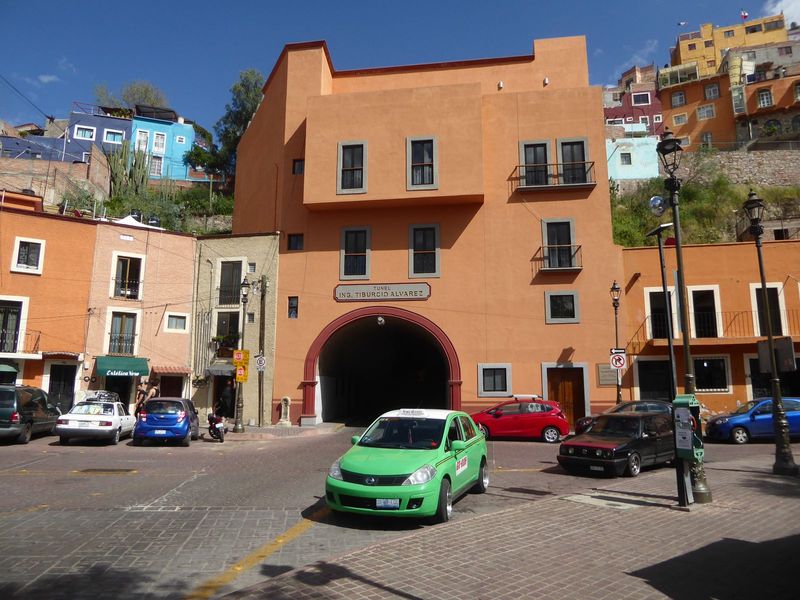 Midway along its 2,800-foot course, this, the Alvarez Tunnel, crosses the Angeles Tunnel. You don't often see tunnels with junctions, do you