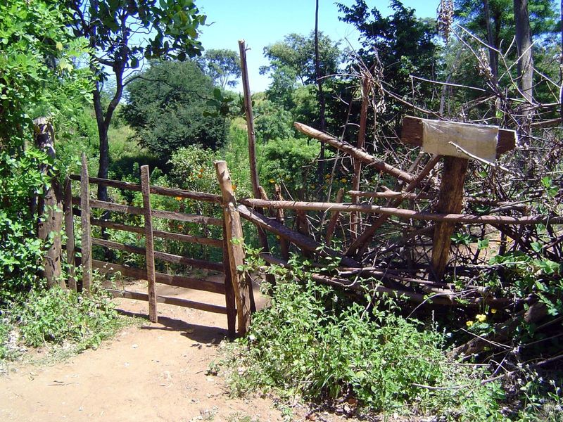 Farmstead gate.