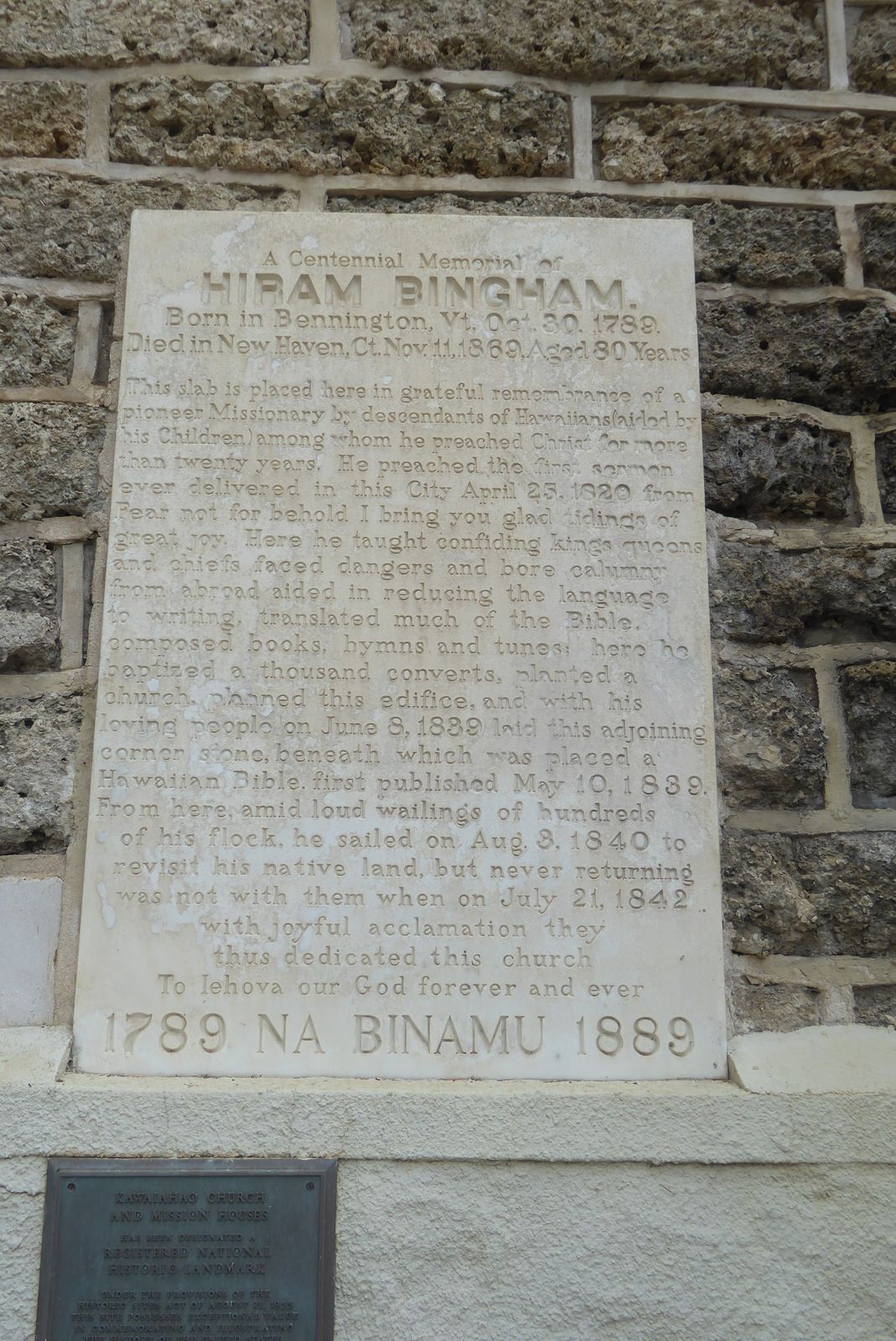 Bingham was as severe as they come, and he served here for 20 years until he made such powerful local enemies that he was recalled by his Ne